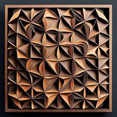 3D model geometric pattern (STL)